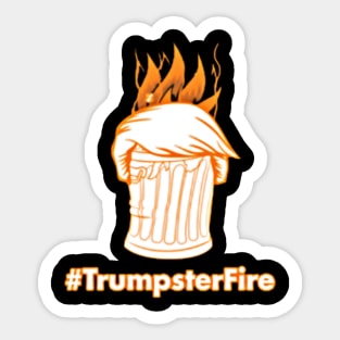 tRumpster Fire - Front Sticker